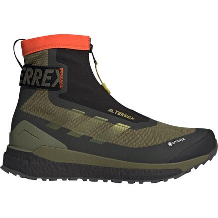 Adidas TERREX - Terrex Free Hiker Cold.Rdy Hiking Boot - Men's - Focus Olive/Pulse Olive/Impact Orange