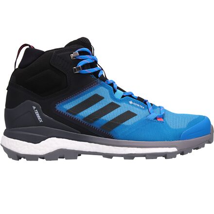 Adidas Outdoor - Terrex Skychaser 2 Mid GTX Hiking Boot - Men's - Blue Rush/Grey Six/Turbo