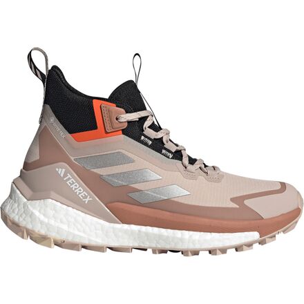 Adidas TERREX - Terrex Free Hiker 2 GORE-TEX Hiking Shoe - Women's - Wonder Taupe/Taupe Met/Impact Orange