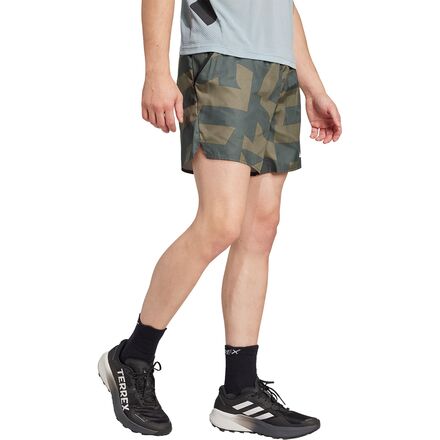 Adidas TERREX - Multi Light Printed 5in Short - Men's
