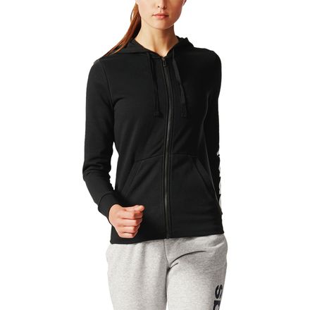 Adidas - Essentials Linear Full-Zip Hoodie - Women's