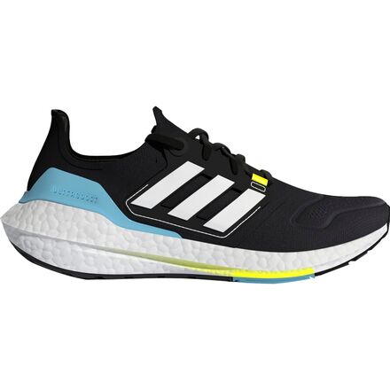 Adidas - Ultraboost 22 Running Shoe - Women's - Core Black/Ftwr White/Solar Yellow
