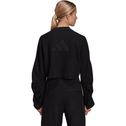 Adidas - Yoga Crop Crew Sweatshirt - Women's