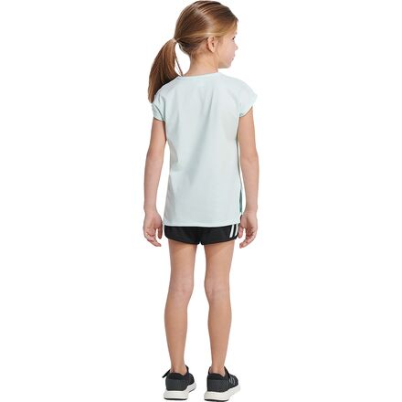Adidas - Graphic T-Shirt Mesh Short Set - Girls'