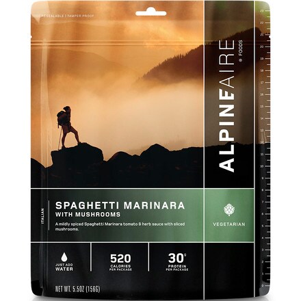 AlpineAire - Spaghetti Marinara with Mushrooms