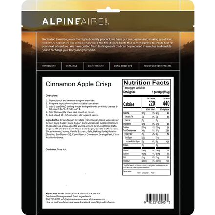 AlpineAire - Cinnamon Apple Crisp