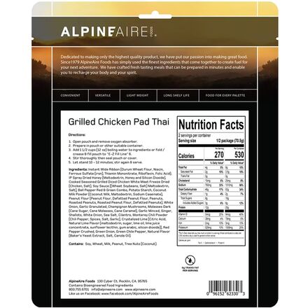 AlpineAire - Grilled Chicken Pad Thai
