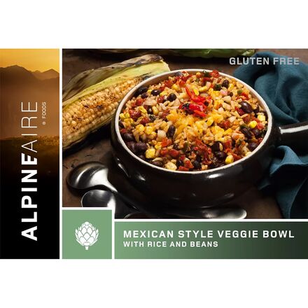 AlpineAire - Mexican Style Veggie Bowl + Rice and Beans