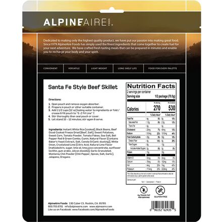 AlpineAire - Santa Fe Beef Skillet