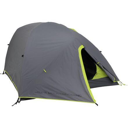ALPS Mountaineering - Greycliff 2 Tent: 2-Person 3-Season - Grey/Lime Green