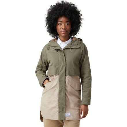 Alpha Industries - Colorblock Hooded Jacket - Women's - Og/107 Green