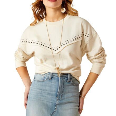 Ariat - Moonstone Sweatshirt - Women's - Whisper White