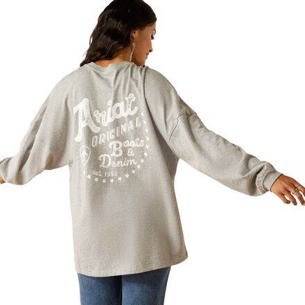 Ariat - Canvas Oversized T-Shirt - Women's