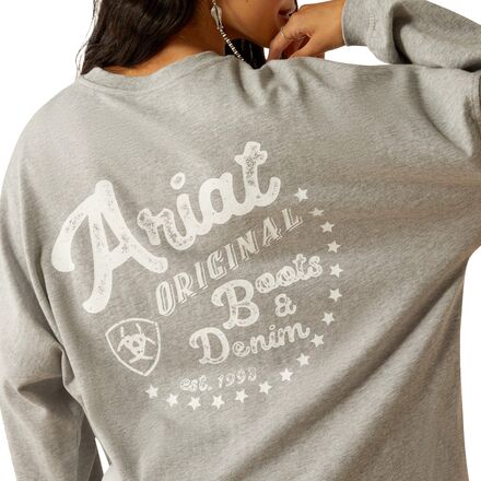 Ariat - Canvas Oversized T-Shirt - Women's
