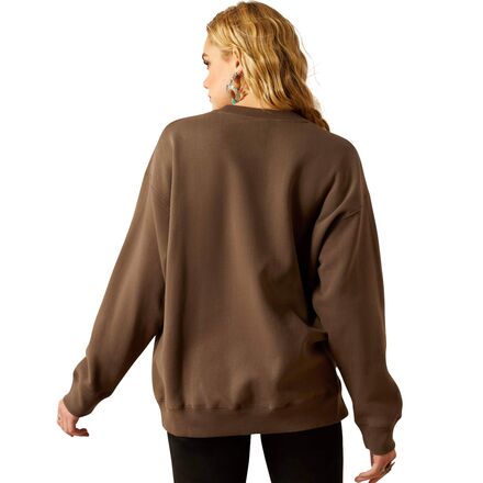 Ariat - Oversized Crew Sweatshirt - Women's
