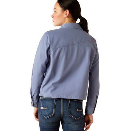 Ariat - Rebar Cropped Woven Shirt Jacket - Women's