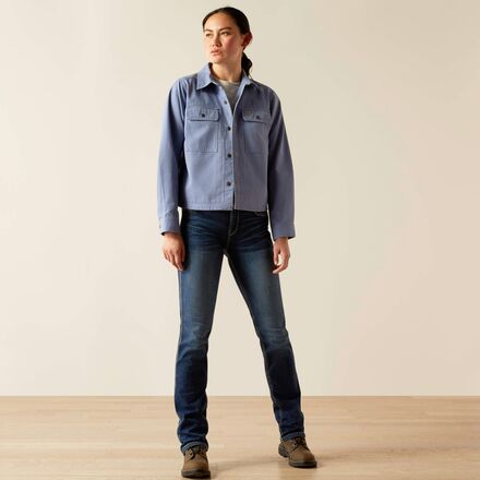 Ariat - Rebar Cropped Woven Shirt Jacket - Women's