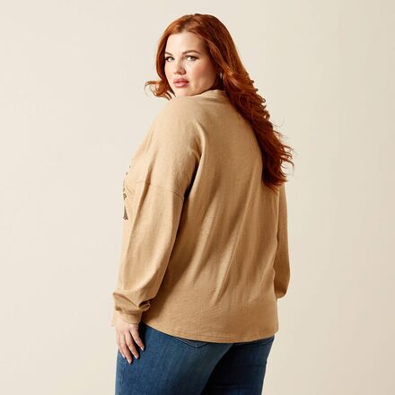 Ariat - Canvas Oversized T-Shirt - Women's