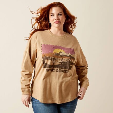 Ariat - Canvas Oversized T-Shirt - Women's