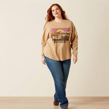 Ariat - Canvas Oversized T-Shirt - Women's