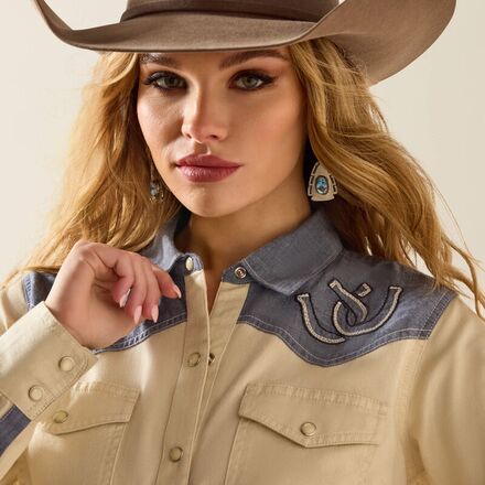 Ariat - Horseshoe Western Snap Shirt -Women's