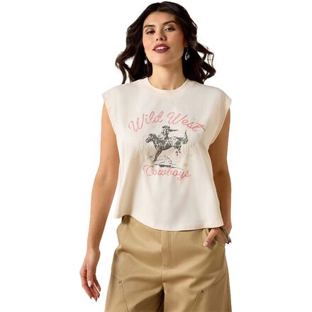 Wild West Cropped T-Shirt - Women's