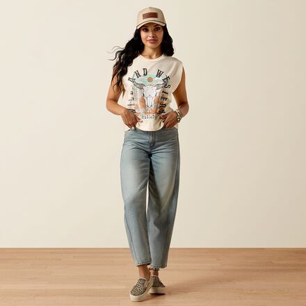 Ariat - Steer Skull Landscape T-Shirt - Women's