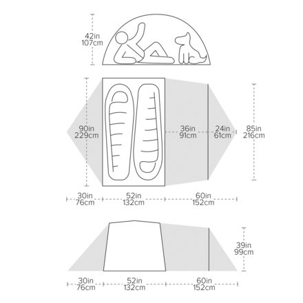 Big Agnes - Blacktail 2 Hotel Tent: 2-Person 3-Season