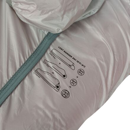 Big Agnes - Lost Ranger 3N1 Sleeping Bag: 0F Down
