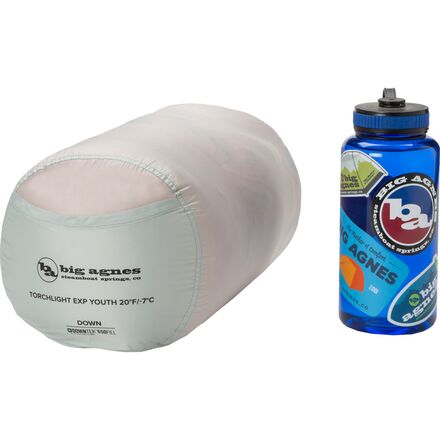 Big Agnes - Torchlight EXP Sleeping Bag: 20F Down - Kids'