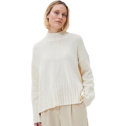 Barbour - Winona Knitted Sweater - Women's - Antique White
