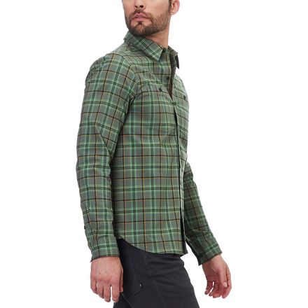 Backcountry - Stretch Poplin Plaid Long-Sleeve Shirt - Men's
