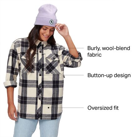 Backcountry - Lontra Oversized Shirt Jacket - Women's-Past Season
