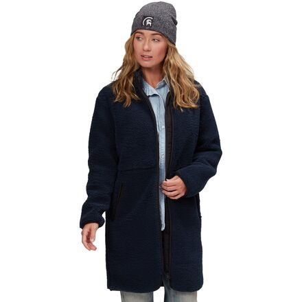 Backcountry - Long Sherpa Coat - Women's - Tahoe