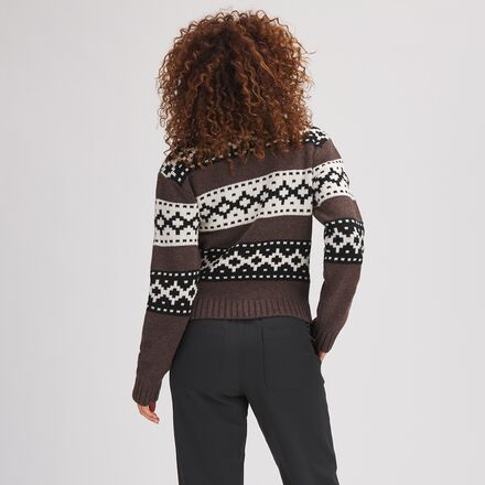 Backcountry - Merino Wool + Organic Cotton Intarsia Sweater - Women's