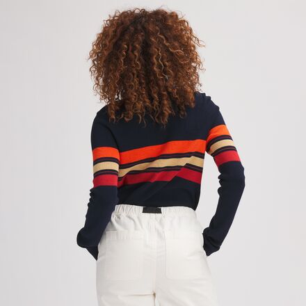 Backcountry - Mockneck Stripe Sweater - Women's