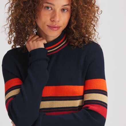Backcountry - Mockneck Stripe Sweater - Women's