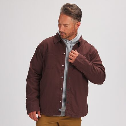 Backcountry - Canvas Blanket Lined Shirt Jacket - Men's - Cold Brew