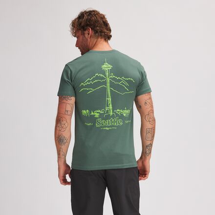 Backcountry - Seattle SN T-Shirt - Men's - Royal Pine
