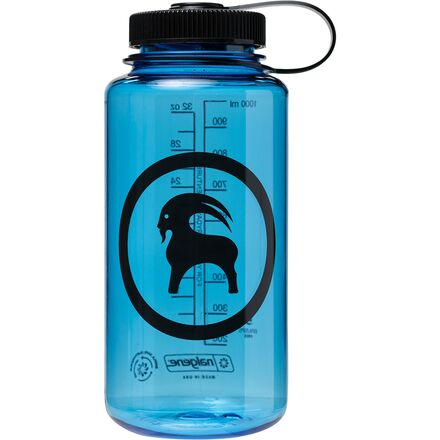 x Nalgene Goat Logo 32oz Wide Mouth Sustain Bottle