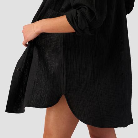 Backcountry - Long Cotton Gauze Long-Sleeve Button-Down - Women's