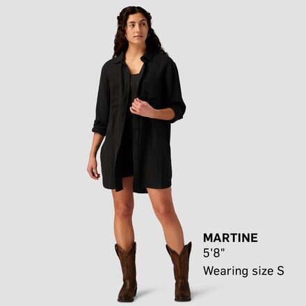 Backcountry - Long Cotton Gauze Long-Sleeve Button-Down - Women's