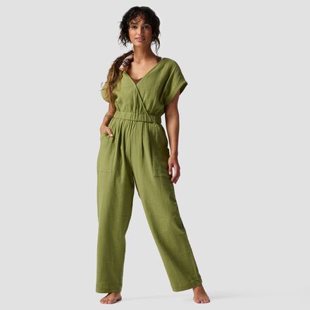 Backcountry - Sleeveless Cotton Gauze Jumpsuit - Women's