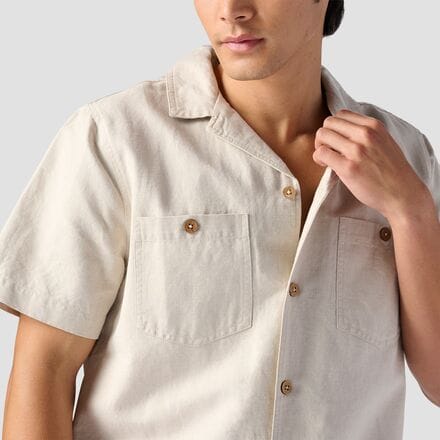 Backcountry - Textured Cotton Short-Sleeve Button Up - Men's