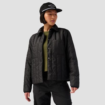 Backcountry - Oakbury Synthetic Quilted Shirt Jacket  - Women's - Black