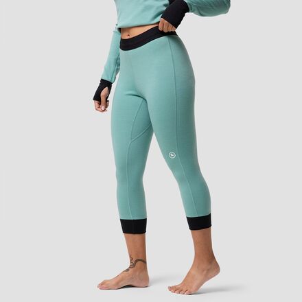 Cedars RWS Merino Mid-Wt Baselayer 3/4 Bottom - Women's