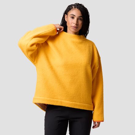 Wander Pile-Fleece Mock-Neck Top - Women's