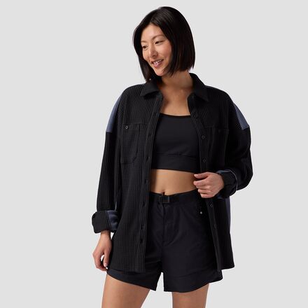 Waffle Button-Up - Women's