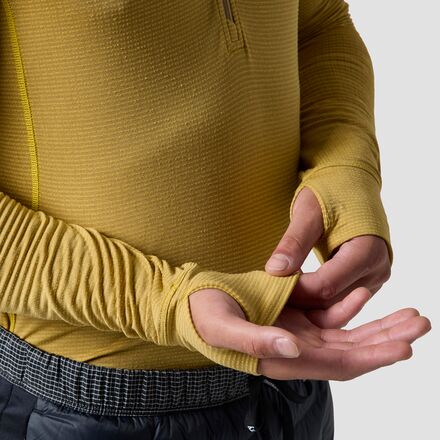 Backcountry - Pines Microgrid Ultra-Lt Baselayer 1/4-Zip Top - Men's