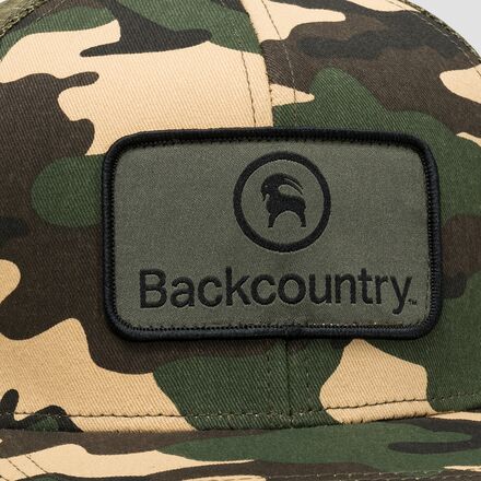 Backcountry - Throwback Flat Brim Patch Snapback Hat